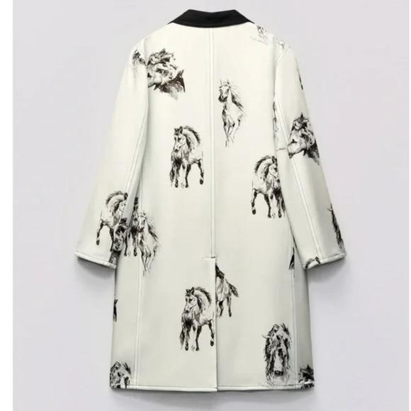ZARA HORSE COAT ZW LIMITED EDITION - Picture 3 of 6